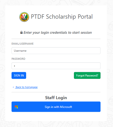 PTDF Scholarship