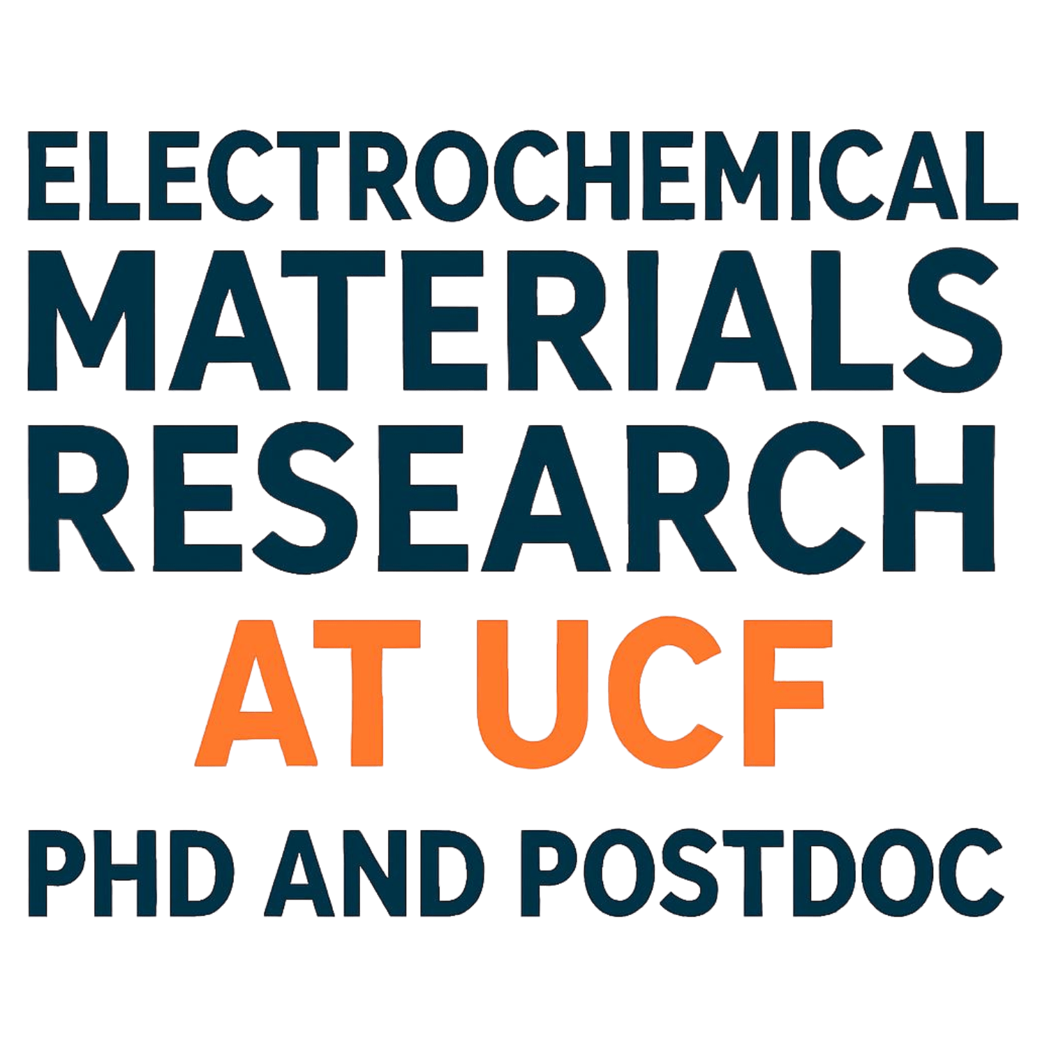 Electrochemical Materials Research at UCF PhD and Postdoc